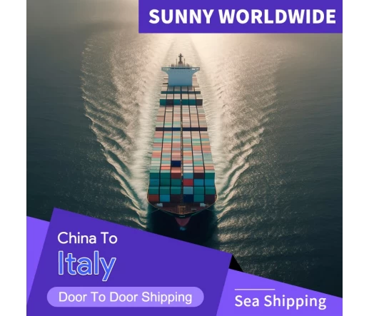 SWWLS Professional Cheapest Sea Shipping Freight Forwarder Agent from China to Italy CIF FOB