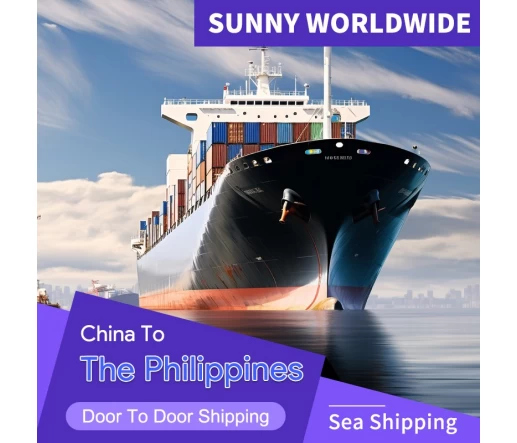 Fret maritime SWWLS LCL de la Chine vers le conteneur d'expédition des Philippines 20 pieds 40 pieds Fret maritime rapide