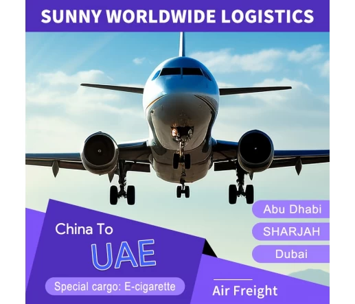 Air freight from China to the UAE