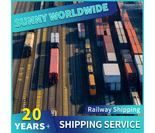 Transitaire international de fret d'agent d'expédition ferroviaire DDP de logistique de la Chine vers l'Allemagne