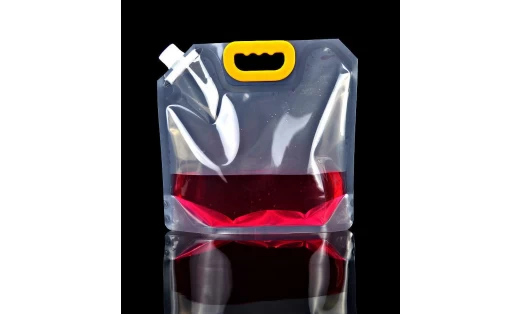 China Drop test on standup beer/red wine pouch with spout 1.5L and 2.5L manufacturer