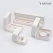 China high quality jewelry box pu leather jewelry packaging box ring earring bracelet bangle pillow box  manufacturer