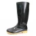 中国 SQ-BY 2美元防滑非安全便宜黑色pvc闪光雨靴 制造商