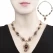 China 2017 Newest  European American Fashion Hollow Copper Brass  Pearl Jewelry Charm Necklace Manufacturer  N1 manufacturer