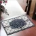 China Space Pattern Design Recycle Rubber deur Mat fabrikant