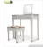 China Bedroom painted MDF and solid wood dressing table with stool for women GLT18071 manufacturer