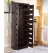 China Full length wooden shoe storage cabinet with movable panels GLS17013 manufacturer