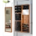 China Hanging over the door or wall mounted full length mirrored jewelry cabinet GLD14741 manufacturer