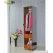 China Home storage furniture wooden clothes organizer storage cabinet with full length dressing mirror GLS17087 manufacturer
