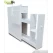 Chine Blanc armoire de rangement de salle de bains en bois pour le papier de toilette avec porte-revues GLT18820 fabricant