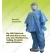 porcelana SMS paciente traje con manga corta en azul fabricante