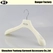 porcelana Percha de terciopelo de plástico MTV-001 percha antideslizante flocada fabricante