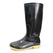 China SQ-BY 2-Dollar-Anti-Rutsch-Nicht-Sicherheit billig schwarzer PVC-Glitter-Regenstiefel Hersteller
