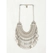 Cina fringe tassel silver coin stainless steel link chain necklace produttore