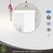 China silver wall hanging mirror piece for bathroom fabricante