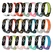 porcelana CBXM7-26 Deportes de doble color ajustables Bandas de reloj de silicona de goma para Xiaomi Mi Band 7 fabricante
