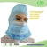 Chine Capuchon jetable du fabricant avec masque et couverture de barbe fabricant