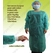 Китай Disposable Nonwoven Isolation Protective Clothing Gowns Elastic and Knitted Cuffs производителя