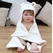 China beautiful and comfortable baby hooded towel manufacturer