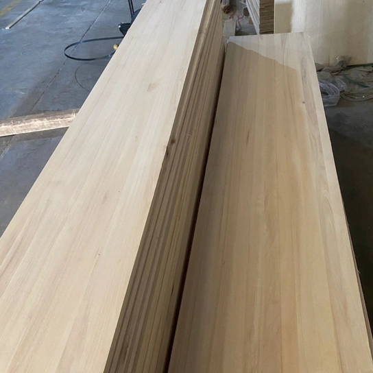China White Poplar Wood with Nice Color for Coffin Making Panels AA Grade manufacturer