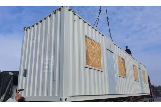 China Lieferung von modularem Wohnraum von Guangdong nach Westafrika Frachtwächterin