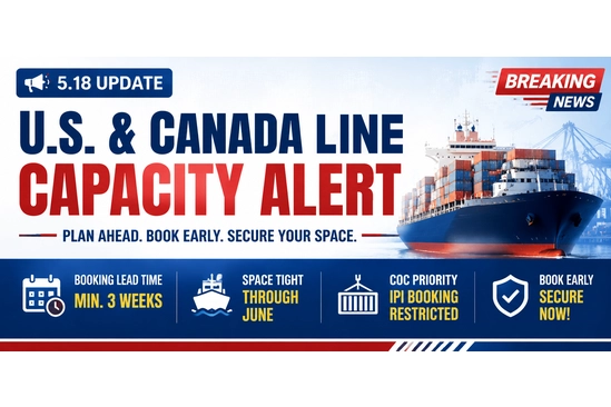 China Is Your US-Bound Cargo Already Too Late to Book? Freight Forwarder
