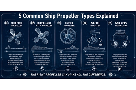 China 5 Major Ship Propeller Types That Power Modern Shipping Freight Forwarder