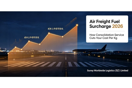 China Air Freight Fuel Surcharge 2026: How Consolidation Service Cuts Your Cost Per Kg Freight Forwarder