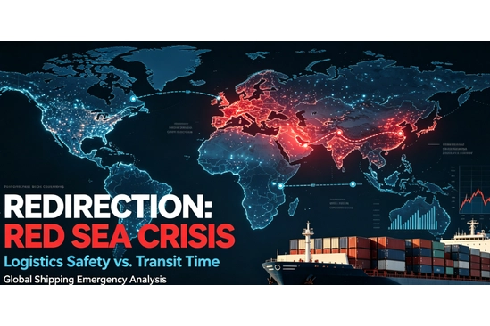 China Red Sea Crisis Detour Solutions | Emergency Logistics | Transit Time Comparison & Safety Priority Freight Forwarder