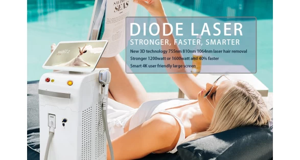 China New! Triple wave  755 808 1064nm diode laser hair removal machine for salon manufacturer