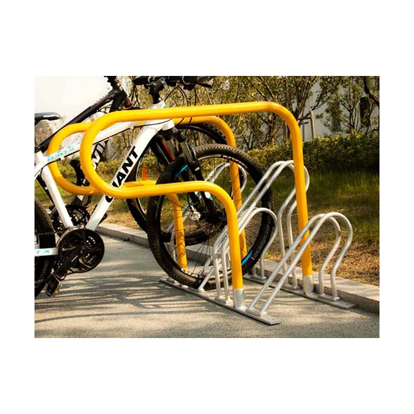 High Density Compact Cycle Rack with Locking Bars
