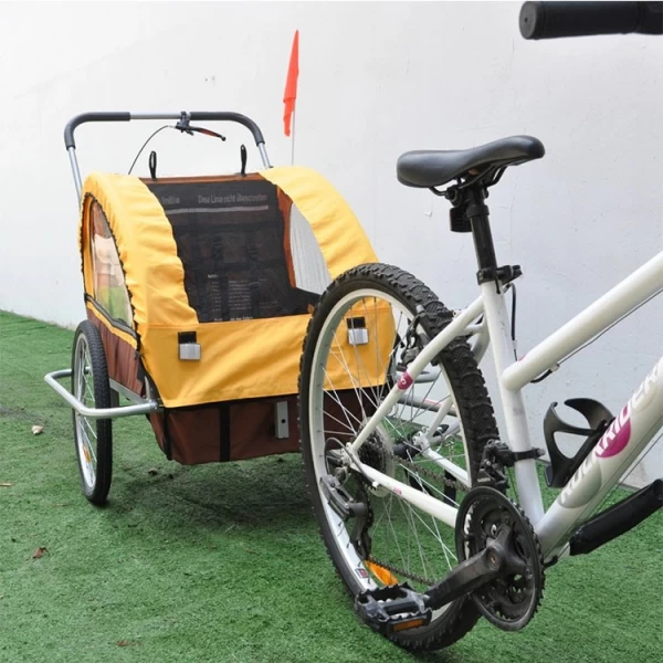 China Reboque de bicicleta infantil 2 em 1 fabricante