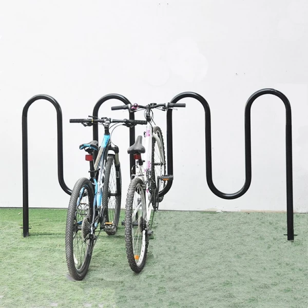 China venda imperdível fabricante de rack de bicicleta estilo galvanizado onda China fabricante