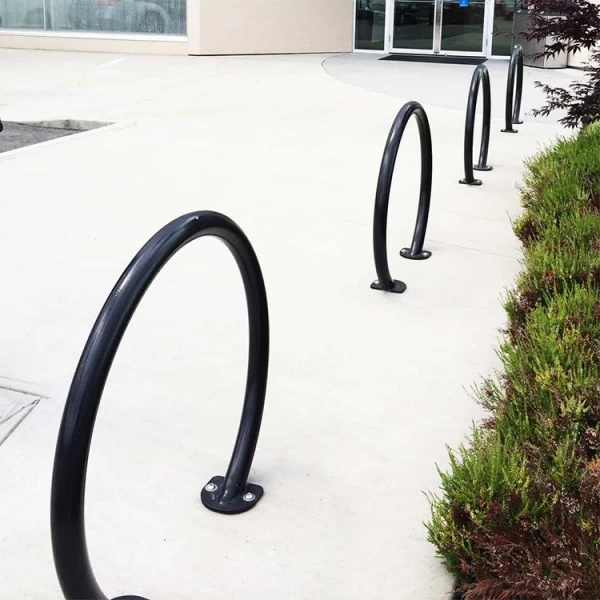 porcelana Garaje de estacionamiento de bicicletas para bicicletas con círculo de acero al carbono de fábrica de China fabricante