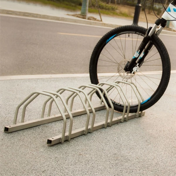 中国 户外钢制自行车停车系统自行车架可容纳 5 个停车位 制造商
