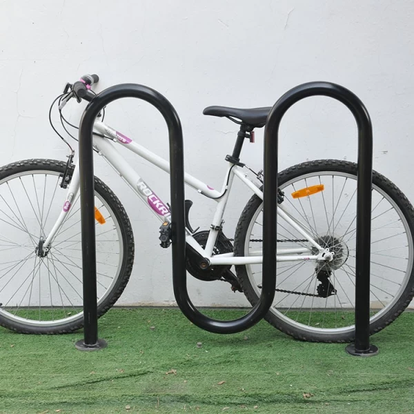 Chine Support de porte-vélos d'extérieur en acier Vague fabricant