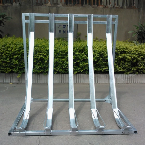 China Bicicletário semi-vertical de aço galvanizado fabricante