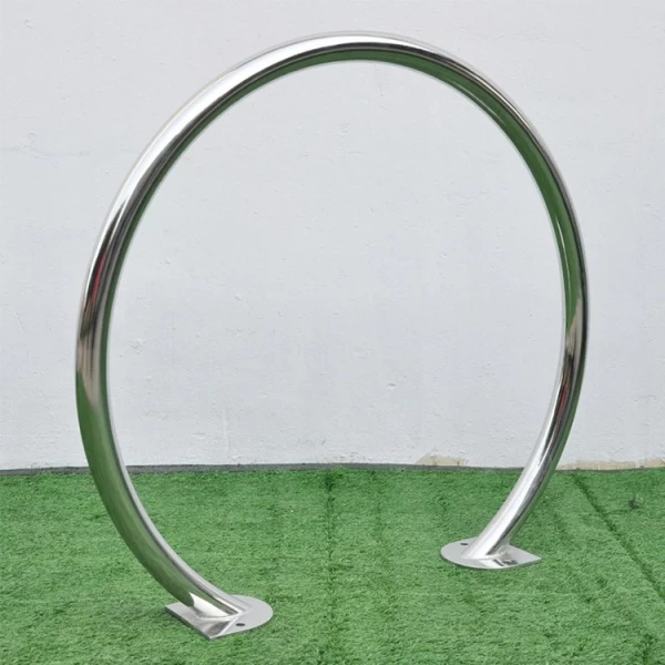 中国 带表面安装的圆形不锈钢自行车架 制造商