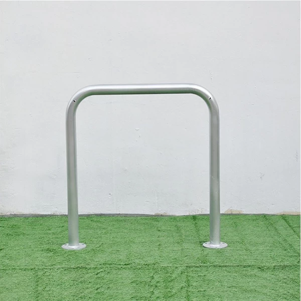 China Traditioneller Fahrradabstellschienen-Boden-U-Fahrradständer Hersteller