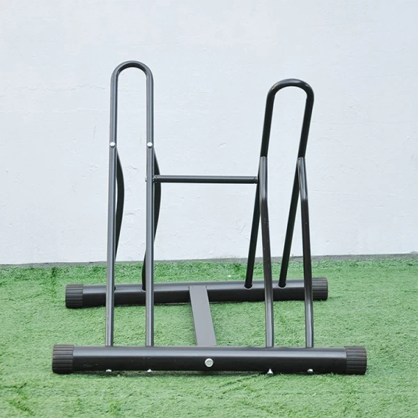 China Two Bike Floor Stand Bike Rack manufacturer