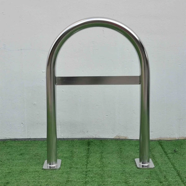 China Bicicletário único comercial em aço inoxidável para estacionamento de bicicletas de segurança fabricante
