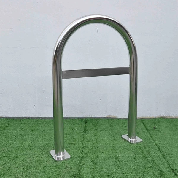 porcelana Estacionamiento de bicicletas de seguridad comercial de acero inoxidable para bicicletas individuales fabricante