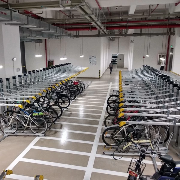 Китай Автоматизированная стойка для велосипедов для парковки производителя