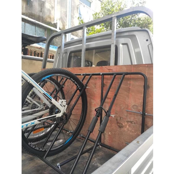 중국 강철 픽업 트럭 침대 자전거 자전거 운반용 배달 주차 랙 픽업 제조업체