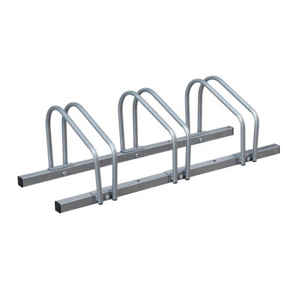 China Hot DIP Galvanized Outdoor Bike Parking Floor Double Sided Rack Stands manufacturer