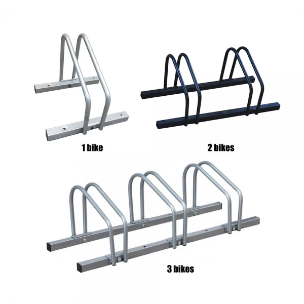 China Freestanding Floor Mounted Multicapacity Commercial Carbon Steel Stand up Bike Stand 5 Outdoor manufacturer