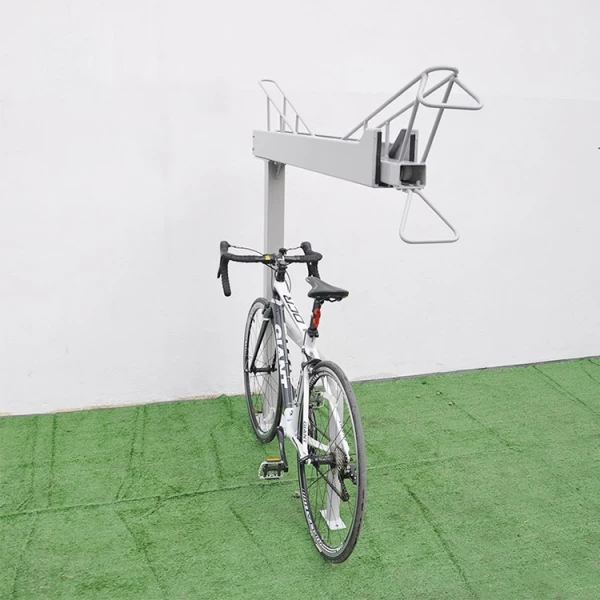 中国 立式碳钢节省空间安全两层自行车架 制造商