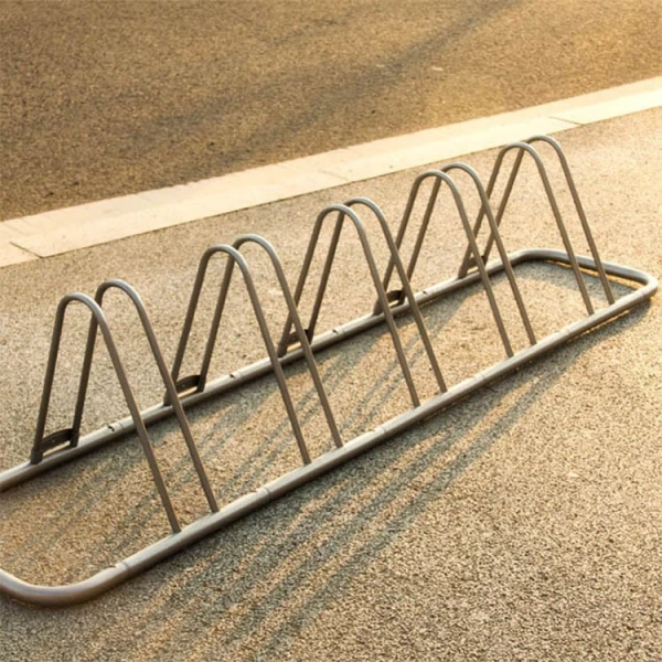 China High Quality Gray Steel Outdoor Or Indoor Bicycle Stand manufacturer