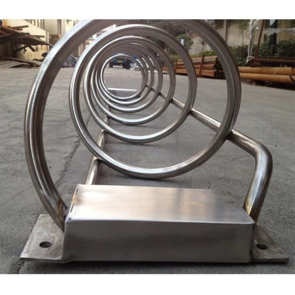 China Outdoor Spiral Cycle Parking Rack manufacturer