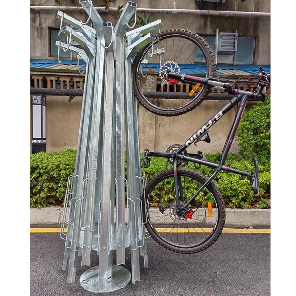 China Carousel Vertical Bicycle Rack Storage Parking manufacturer